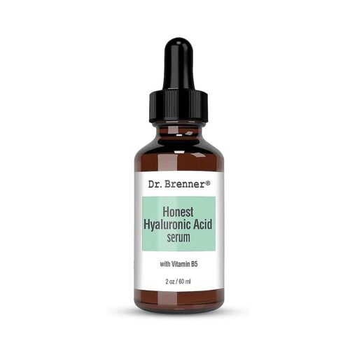 2 oz, Hyaluronic Acid Serum For Skin, Made with 100 % Pure Hyaluronic Acid, Plumping, Anti-Aging, Hydrating, Moisturizing HA Serum With Vitamin B5 by Dr. Brenner ( 2 oz )