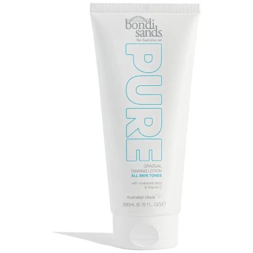 PURE Gradual Tanning Lotion | Hydrates with Hyaluronic Acid for a Glowing Tan, Fragrance Free, Cruelty Free, Vegan | 6.76 Oz/200 mL