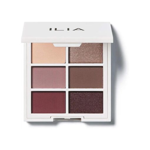 ILIA - The Necessary Eyeshadow Palette | Cruelty-Free, Vegan, Talc-Free, Matte, Satin + Metallic Highly Pigemented + Blendable Finishes ( Cool Nude, 6 x 0.05 oz | 1.5 g )