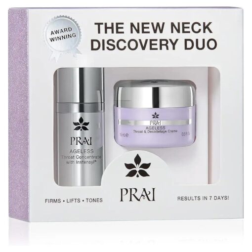 Beauty The New Neck Discovery Duo | Throat & Decolletage Neck Creme Throat Concentrate | Neck Firming Cream Boosts Elasticity | Throat Concentrate with Intensyl | Vegan, Cruelty-Free | 0.5 Oz