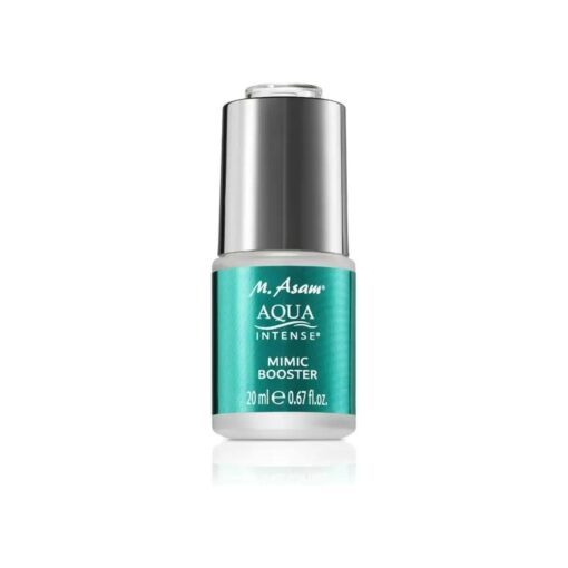 M. Asam AQUA INTENSE Mimic Booster Serum ( 0.67 Fl Oz ) - Facial moisturizer with hyaluronic acid & high-tech peptide for targeted smoothing of expression lines, fragnance-free and vegan