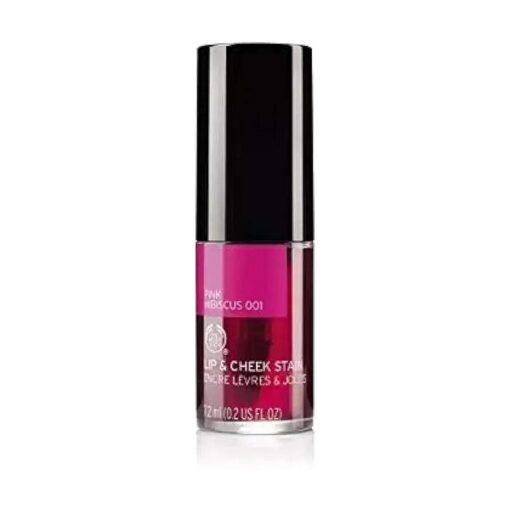 The Body Shop Lip Cheek Stain, 001 Pink Hibiscus, 7.2ml