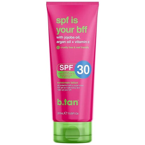 sunscreen spf 30. spf is your bff SPF30, cruelty-free, vegan & reef-friendly, lightweight, sheer sunscreen for all skin types, broad spectrum protection with a hydrated matte finish, 7 fl oz