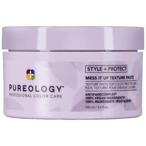 Pureology | Style + Protect Mess it Up Hair Texture Paste | Medium Hold | Vegan