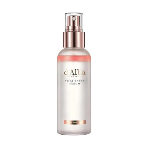 d'Alba Italian White Truffle Vital Spray Serum, Vegan Skincare, Calming and Hydrating Facial Mist with White Truffles for Red and Sensitive Skin, Glow Serum, Surfactant Free, All in One Care