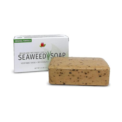 Reviva Original Formula Seaweed Soap 4.5 OZ, ( 127.5 G ), Naturally Clean and Deodorize Your Skin With This Freshly Scented Soap