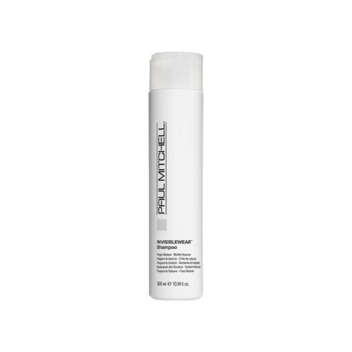 Paul Mitchell Invisiblewear Shampoo, Preps Texture + Builds Volume, For Fine Hair, 10.14 fl, oz .