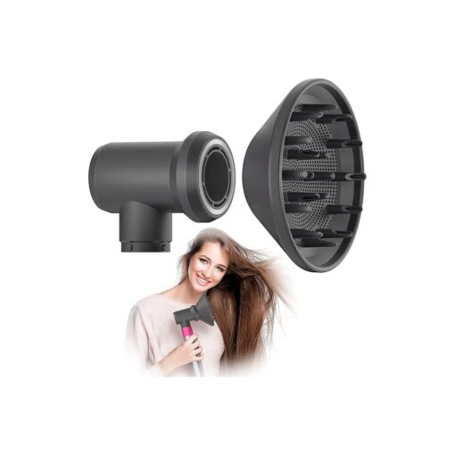 Hair Diffuser and Adaptor Compatible with Dyson Airwrap, Attachments for Airwrap Styler Converting Blow Dryer Combination, Gifts for Women Toys for Kids Aged 3-