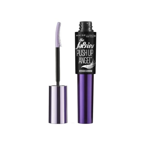 Maybelline The Falsies Push Up Angel Waterproof Mascara, Lengthening and Curling Make Up Formula, Very Black, 1 Count