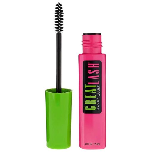 Maybelline Great Lash Mascara, Very Black [ 101 ], 0.43 oz ( Pack of 4 )