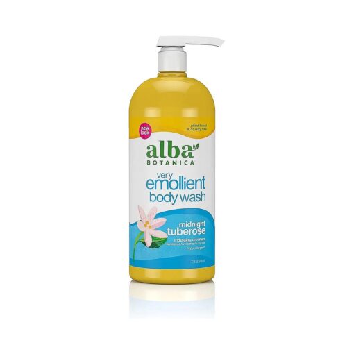 Alba Botanica Very Emollient Body Wash, Midnight Tuberose, 32 Oz