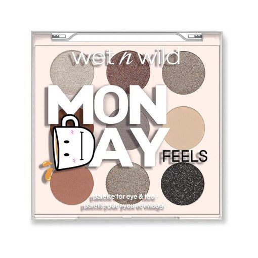 wet n wild Mood Cannabis Sativa Seed Oil Infused Makeup, Eyeshadow Palette, Monday Feels