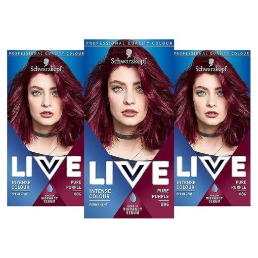 Schwarzkopf X3 Live Intense Colour Pure Purple 086 Schwarzkopf