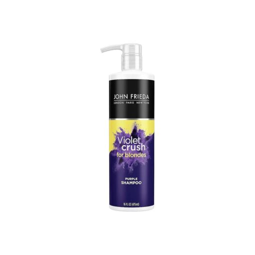 John Frieda Violet Crush Purple Shampoo for Blonde Hair, 16 Fl Oz