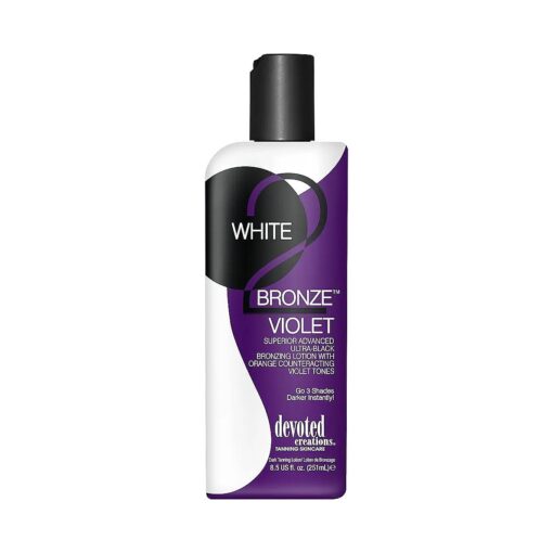 Devoted Creations WHITE 2 BLACK VIOLET Black Bronzer - 8.5 oz .