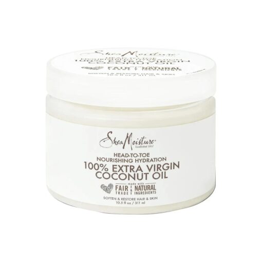 Sheamoisture Head-to-Toe Nourishing Hydration for Dry Skin 100 % Virgin Coconut Oil Paraben Free Skin Care 10.5 oz