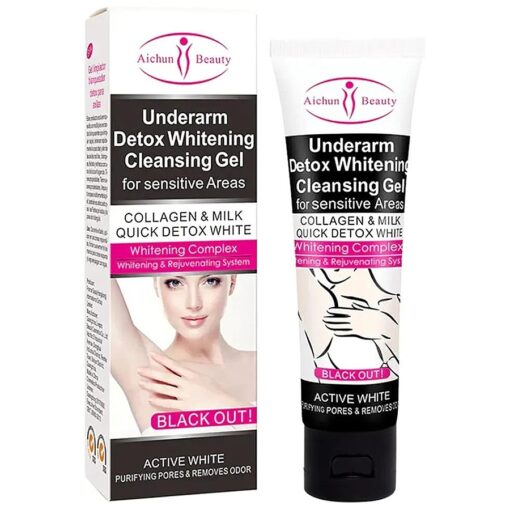 AICHUN BEAUTY Underarm Knees Detox Cleansing Gel For Sensitive Triangle Areas Triangle Collagen Milk Purifying Pores Removes Odor 50ml