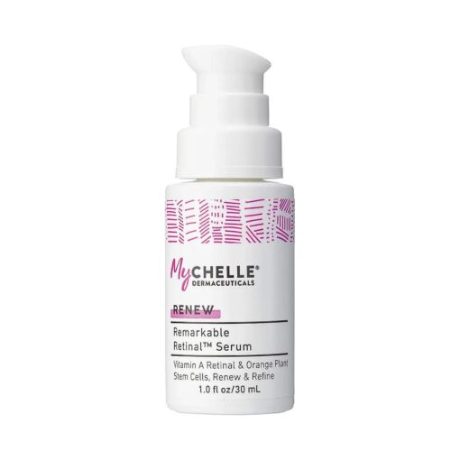 MyChelle Dermaceuticals Remarkable Retinal Serum ( 1 Fl Oz ) - Anti Aging Serum with Potent Vitamin A and Plant Stem Cells to help Reduce Appearance of Fine Lines and Wrinkles