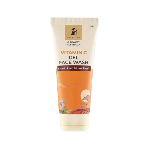 Pilgrim Australian Vitamin C Gel Face Wash for skin with Kakadu Plum & Lime Pearl | Women & Men | 100 ml