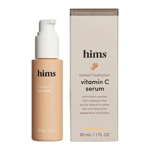 hims vitamin c serum for men - Brighten Skin Tone, Balance Complexion - Vitamin C, Highly Concentrated, Lightweight, Citrus Scent - Vegan, Cruelty-Free, No Parabens - ( 1oz )