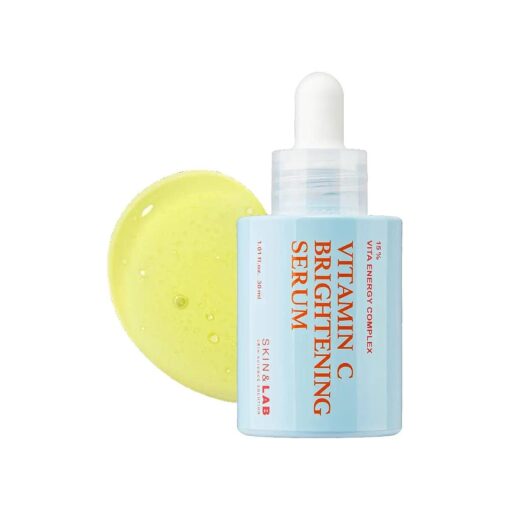 [ SKIN & LAB ] Vitamin C Serum for Face with Hyaluronic Acid and Niacinamide | Even Skin Tone Serum ( 1.01 fl oz )