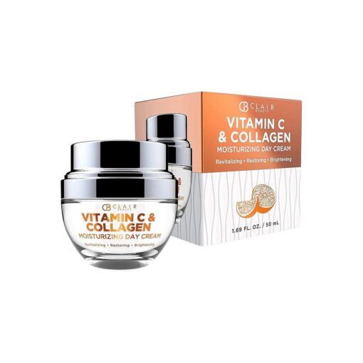 Vitamin C and Collagen Daily Face Moisturizer - Restore & Brighten Skin Tone, Moisturizing, Firming & Anti-aging Cream - Cruelty Free Korean Skin Care For All Skin Types