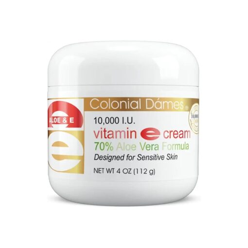 Colonial Dames Vitamin E and 70 % Aloe Moisturizing Cream is a powerful moisturizer for even Delicate & Sensitive Skin