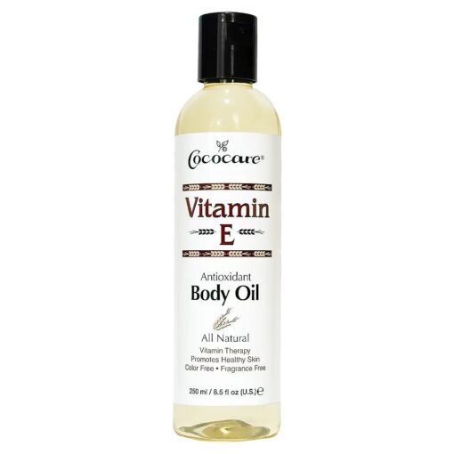 All Natural Vitamin E Antioxidant Body Oil- Vitamin Therapy for All Skin Types