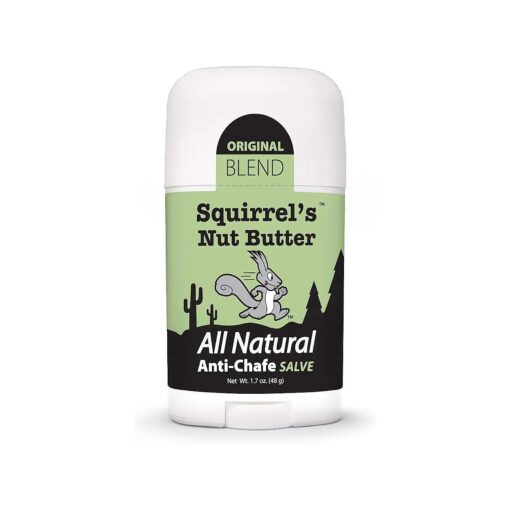 Squirrel 's Nut Butter All Natural Anti Chafe Salve, Stick Applicator, 1.7 oz