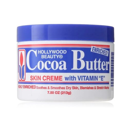 Hollywood Beauty Cocoa BUtter Skin Creme With Vitamin E Highly Enriched Soothes & Smoothes Dry Skin, Blemishes & Stretch Marks by Hollywood Beauty