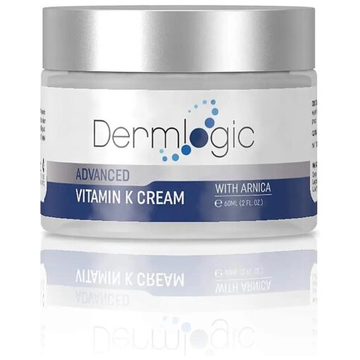 Vitamin K Cream- Moisturizing Bruise Healing Formula, Dark Spot Corrector for Bruising, Spider Veins & Broken Capillaries, Reduces Under Eye Dark Circles, Fine Lines, Puffiness, & Wrinkles with Arnica