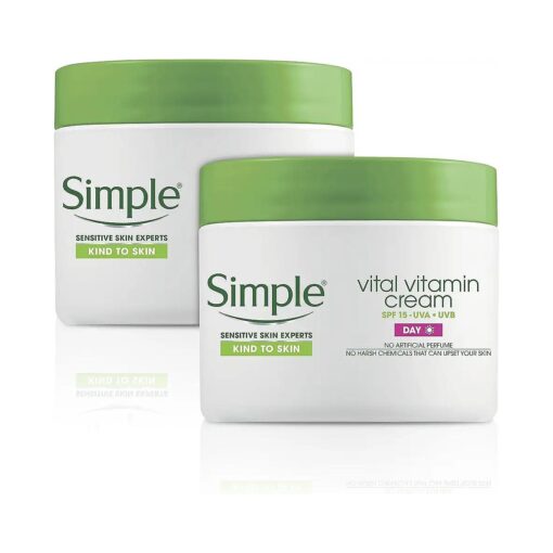 Simple Kind to Skin Vital Vitamin Day Cream ( 50ml ) - Pack of 2