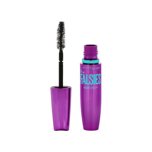 Maybelline Volum ' Express The Falsies Washable Fiber Mascara, Volumizing and Separating Make Up Formula, Brownish Black, 1 Count