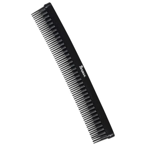 Jack Dean by Denman ( Black ) Curl Volumiser Comb for Separating, Styling, Defining, Enhancing & Boosting Curls ( D12 )