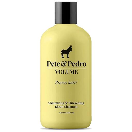 Pete & Pedro VOLUME - Volumizing & Thickening Biotin Hair Strengthening Men 's Shampoo | As Seen on Shark Tank, 8.5 oz .