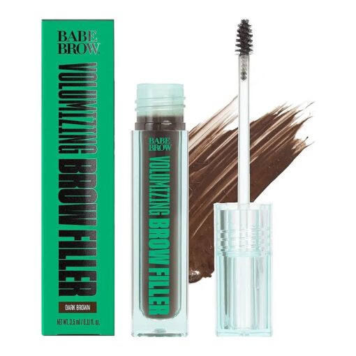 Babe Original Volumizing Eyebrow Filler For Thicker Brows - Tinted Brow Gel with Peptides & Biotin, Smudge Resistant Brow Mascara