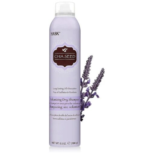 Hask Chia Seed Long-lasting Absorption Volumizing Dry Shampoo, 6.5 Oz