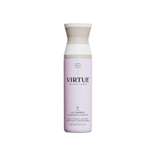 VIRTUE Full Sulfate Free Volumizing Shampoo Thickens Hair, Safe for All Hair Types, Color Safe