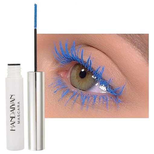 Washable Mascara Eye Makeup, Lengthening Mascara Volumizing Mascara Mascara Makeup Sky blue