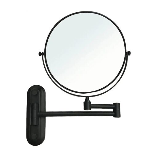 Wall Mounted Double Sided Mirror, 10X Magnification, Oil-Rubbed Bronze ( 15x2.6 inches, Stainless Steel )