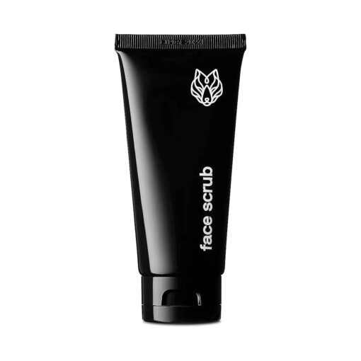 Black Wolf- Men 's Face Scrub - 3 Fl Oz - Walnut Shells and Bamboo Stem Exfoliate and Smooth Your Skin- Hydrating Sugar Technology Blend Helps Moisturize Your Skin, For all Skin Types