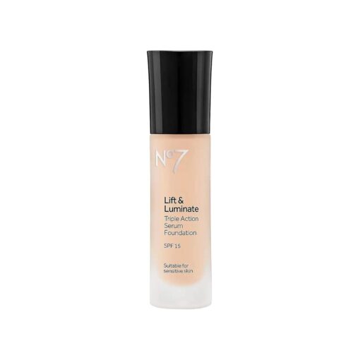 Boots No7 Lift & Luminate Foundation SPF 15 Warm Beige - 1oz Warm Beige