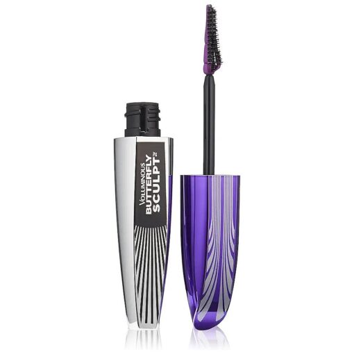 L'Oreal Paris Voluminous Butterfly Sculpt Washable Mascara, Blackest Black, 0.27 oz .