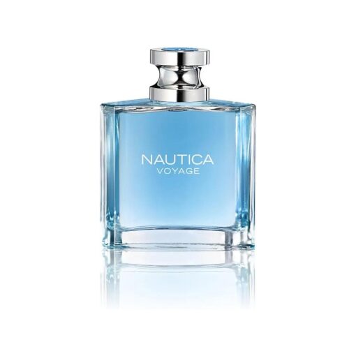 Nautica Voyage Eau De Toilette for Men - Fresh, Romantic, Fruity Scent Woody, Aquatic Notes of Apple, Water Lotus, Cedarwood, and Musk Ideal Day Wear 3.3 Fl Oz