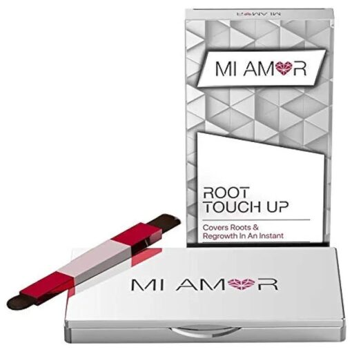 Premium Root Touch Up - Mi Amor - Fast and Grey Hair Root Cover Up - Extend Time Between Salon Trips - Water-resistant Root Cover Up - Light Brown