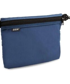 GOX Travel Toiletry Bag Carry On Zipper Pouch Cosmetic Kit Makeup Digital Bag Water Resistant Nylon ( navy ...