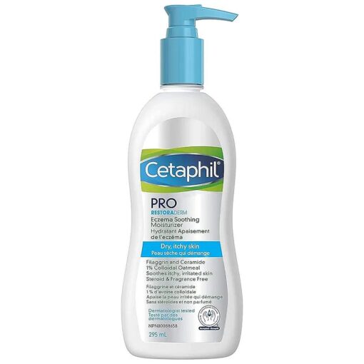 Cetaphil RestoraDerm Replenishing Moisturizer for Dry, Itchy Skin 10oz ( 295ml )