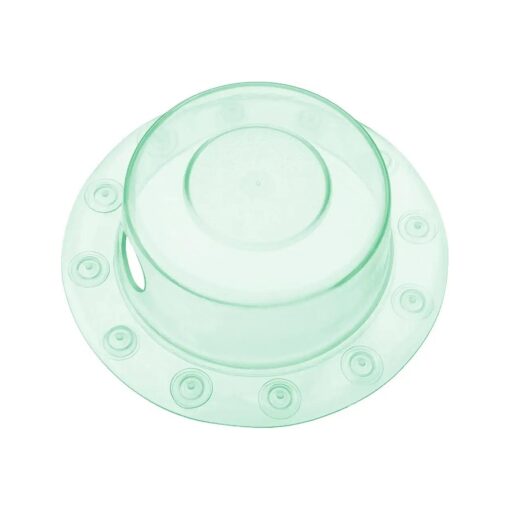 SlipX Solutions Bottomless Bath | Overflow Drain Cover for Tub | Best Gifts for Mom, Spa & Bath Accessories | Drain Block, Water Stopper Plug | Bath Essentials for Women | 4" Diameter, Green