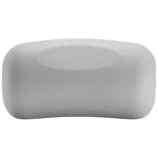 Bath Pillow for tub, Waterproof Bath Pillows for tub Neck and Head Support, Comfortable Bath tub Pillow headrest for Soaking, Spa, Tub Pillow for Bath Accessories Strong Non-Slip Suction Cups Grey