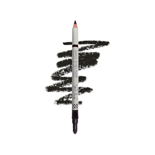 Jillian Dempsey Khol Eyeliner | Waterproof Eyeliner Pencil with Built-in Smudger | Long-Lasting Intense Color I Jet Black